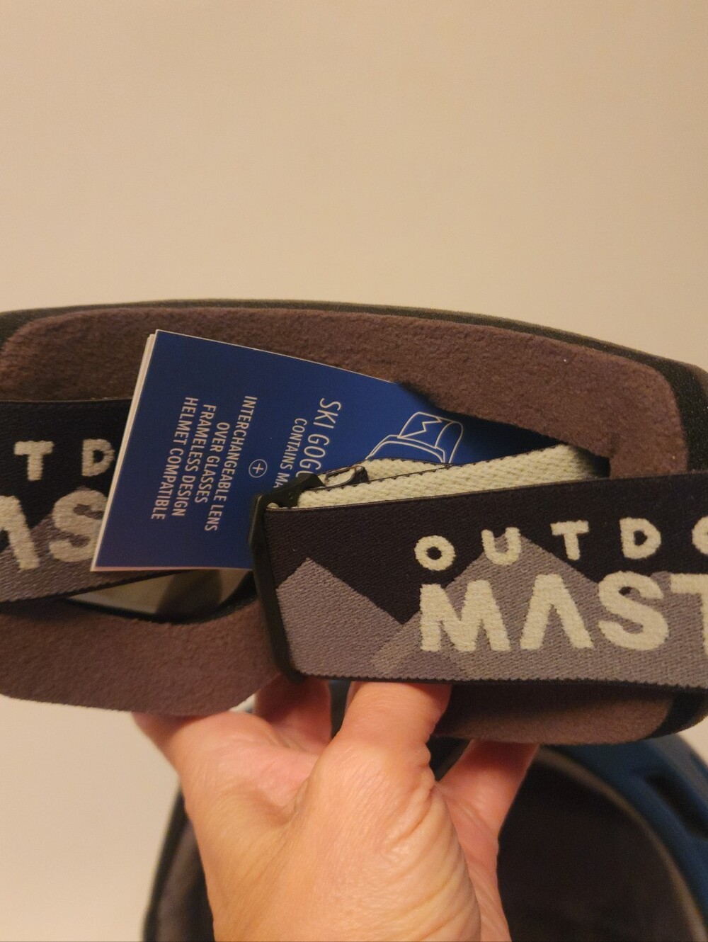 OUTDOOR MASTER Snowboard/ Ski Helmet & Goggles In Blue Size Large- Unisex - Picture 13 of 16